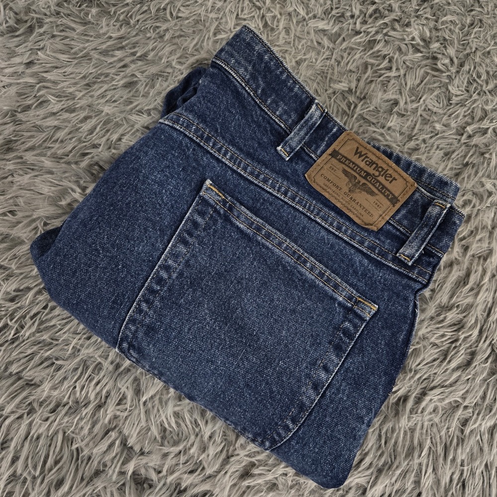 Wrangler 855WAQD Comort‎ Flex Mens 38/29 Regular Fit Straight Leg Denim Jeans